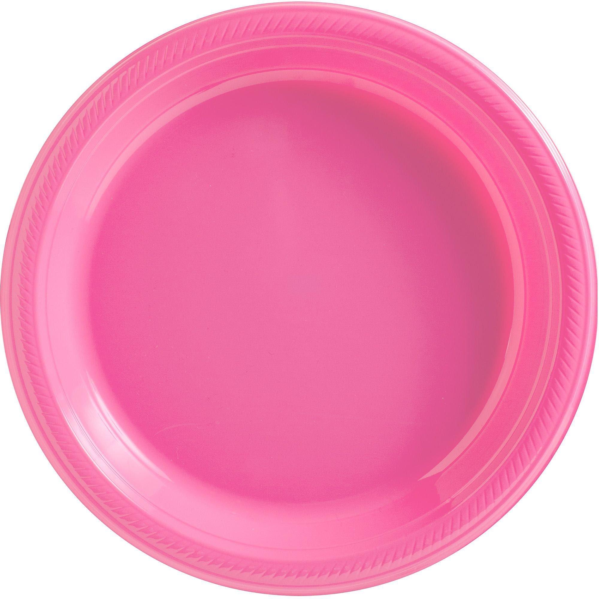 Pink 2025 plastic plates